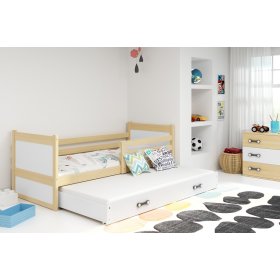 Children bed with bed Rocky - natural-white