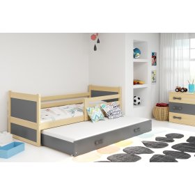 Children bed with bed Rocky - natural-gray, BMS