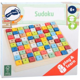 Small Foot Wooden sudoku colored cubes, small foot
