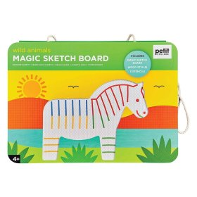 Petit Collage Magnetic drawing board wild animals, Petit Collage