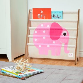 Book stand 3 SPROUTS - Pink elephant