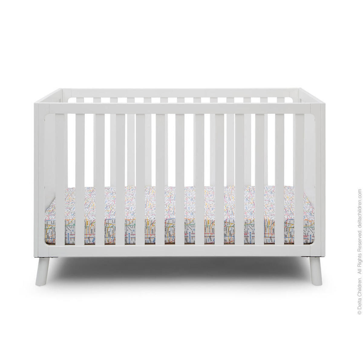 3 in 1 Manhattan Baby Cot White banaby.eu