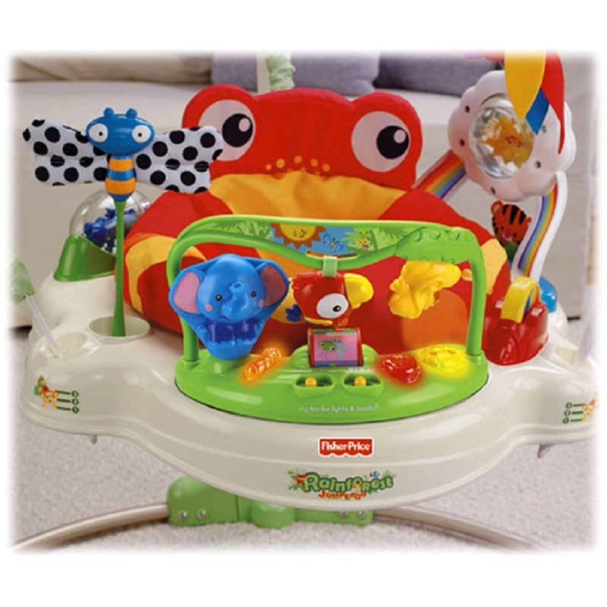 Jumperoo rainforest Fisher Price – Mamãe eu Quero