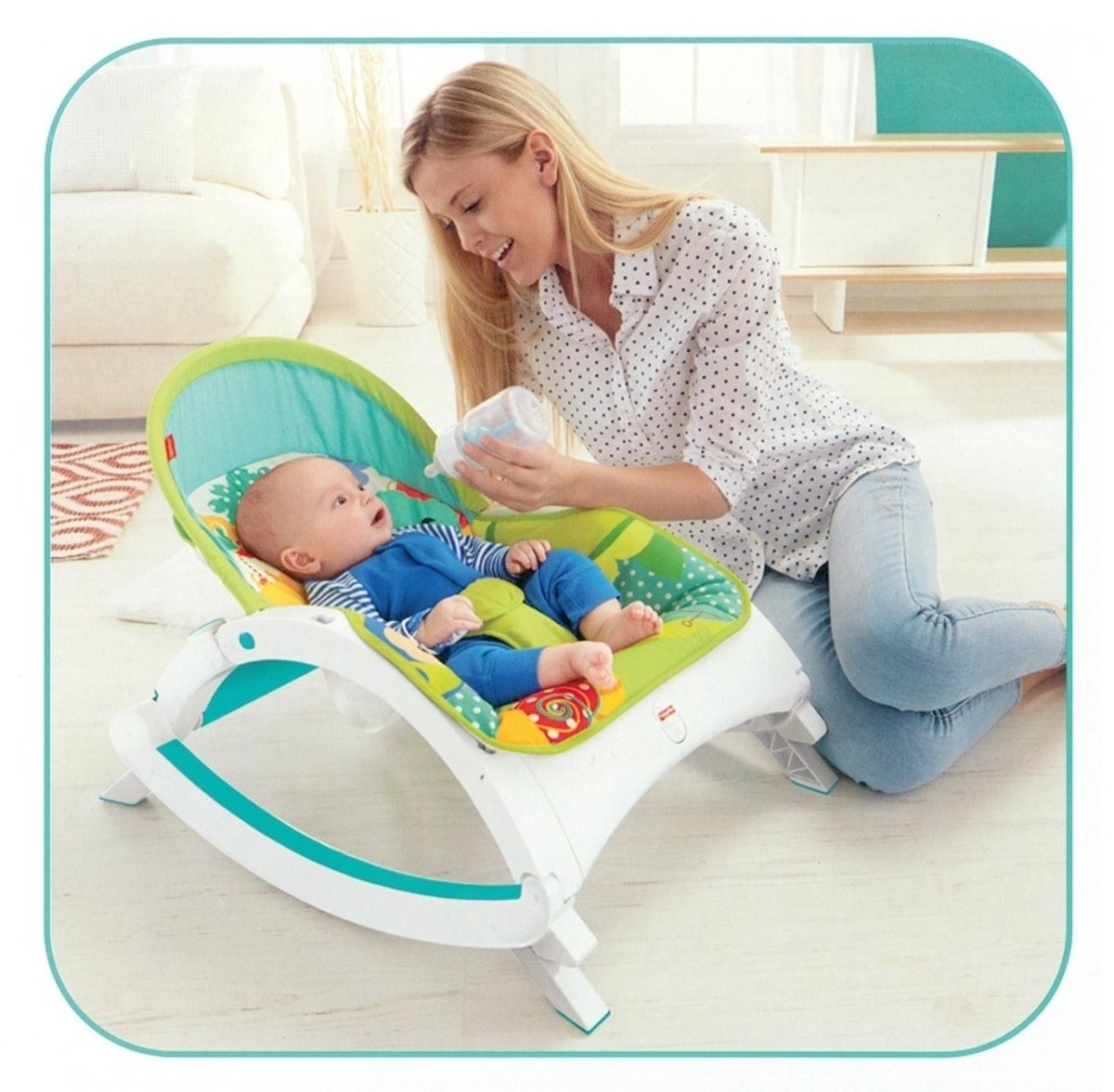 Шезлонг Fisher-Price растем вместе