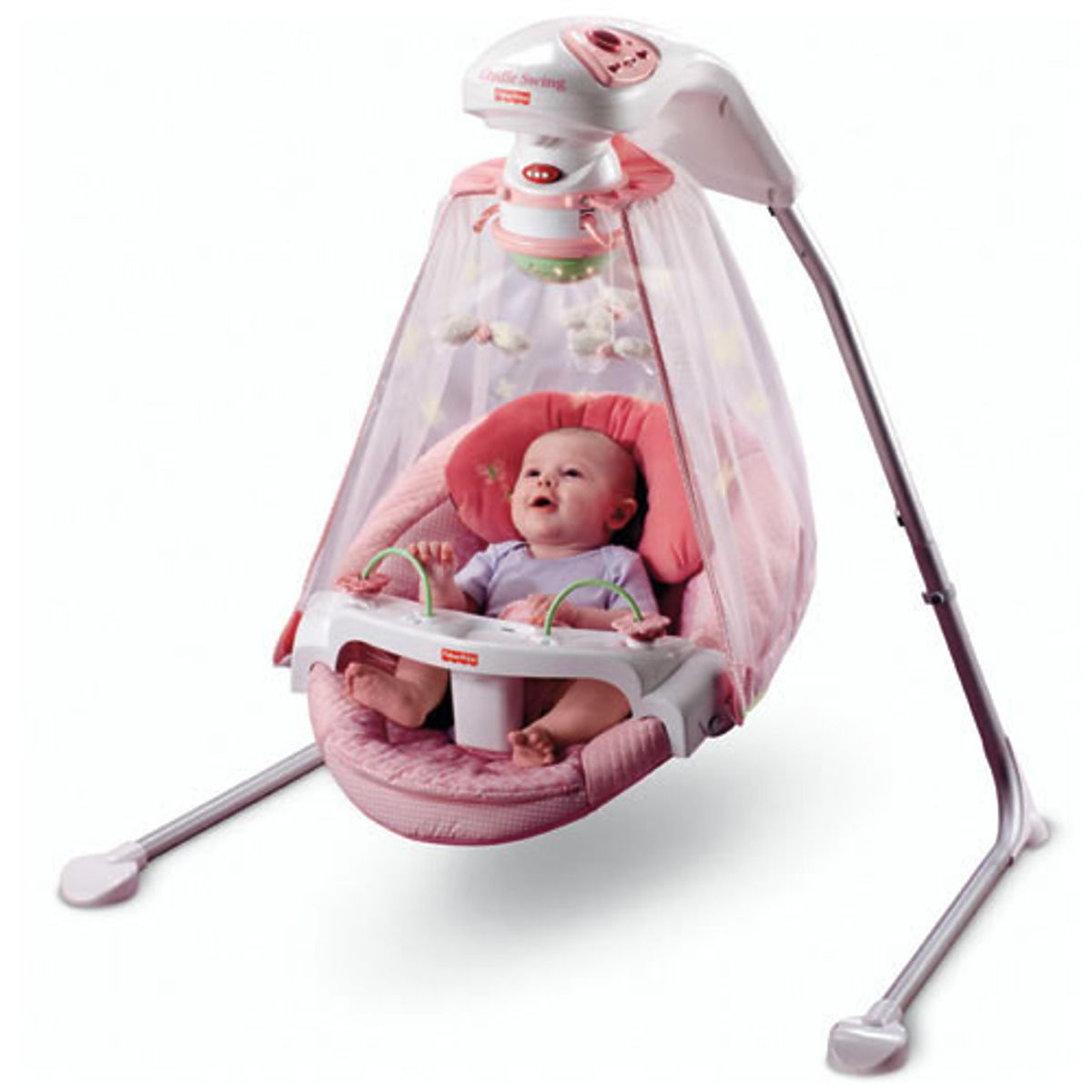 Fisher price swing pink best sale