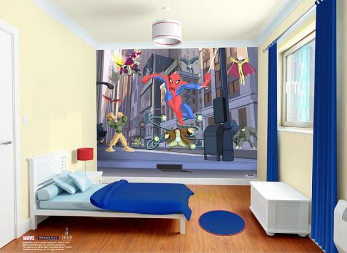 3D SPIDERMAN SPECTACULAR Wall Mural 