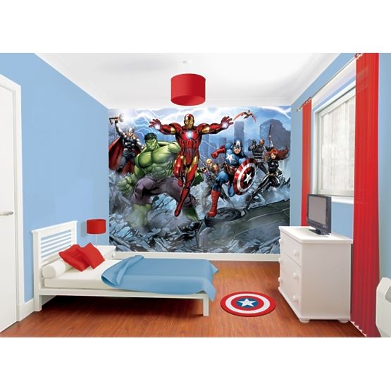 3D Avengers 2 Wall Mural