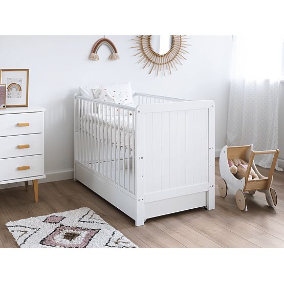 Baby Magic Baby Crib 120x60 cm - White