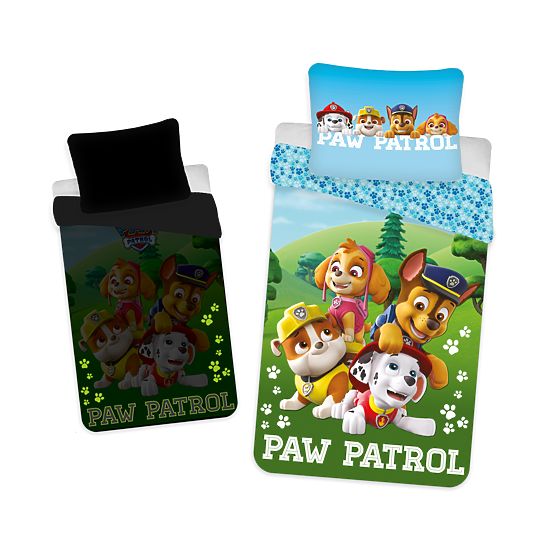 Bed linen with a luminous effect Paw Patrol 140 x 200 cm + 70 x 90 cm