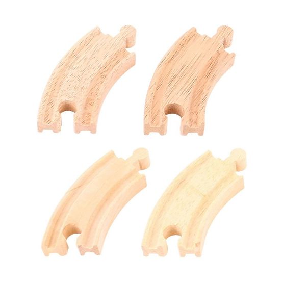 Bigjigs Rail Short circular rail 10 cm 4 pcs