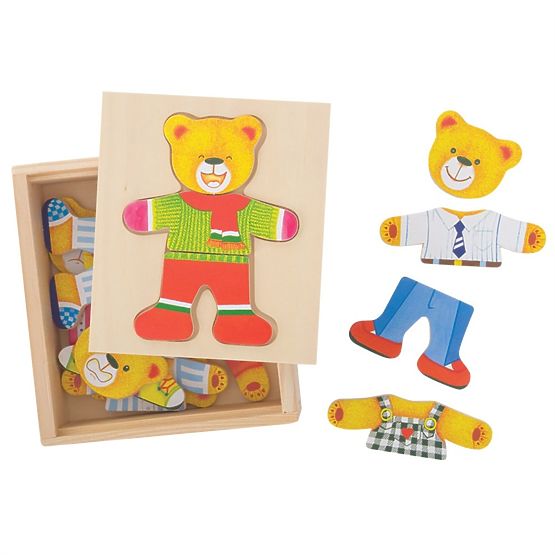 Bigjigs Toys Mr. Bear Dress Up Puzzle