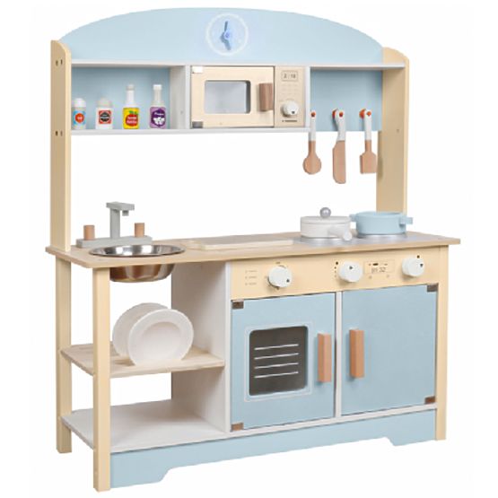 Blueberry - Wooden Kitchen with Accessories