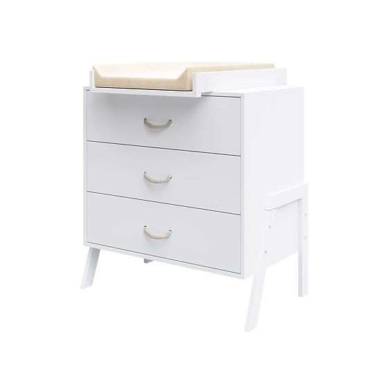 CONE Dresser - WHITE with Changing Table