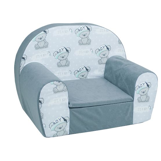 Children chair IT'S A BOY - dark-gray