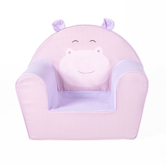 Children's chair purple Hrošík with ears