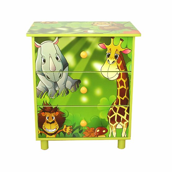 Children's chest of drawers Jungle