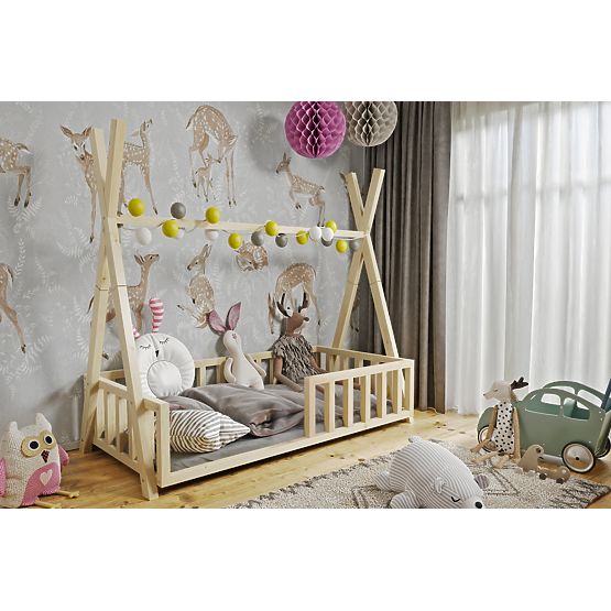 Children's Wooden Bed Tipi