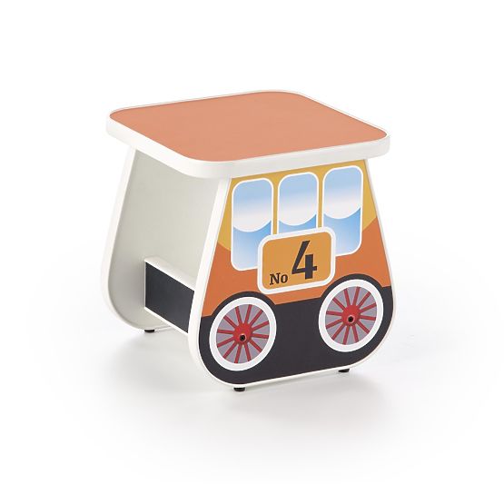 Children tabouret Lokomo orange