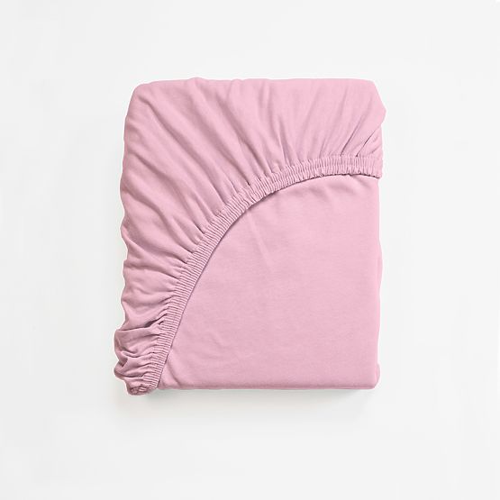 Cotton bed sheet 160x70 cm - pink