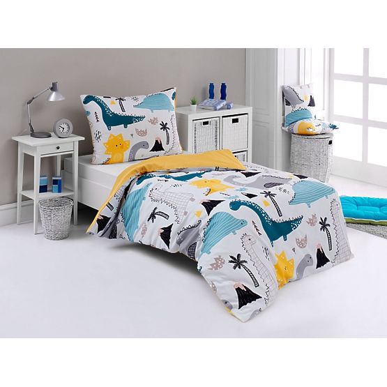 Children's bedding Dinosaurs - 140 x 200 cm + 70 x 90 cm