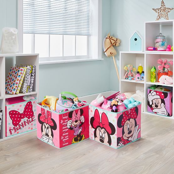 Four storage boxes - Minnie Mouse