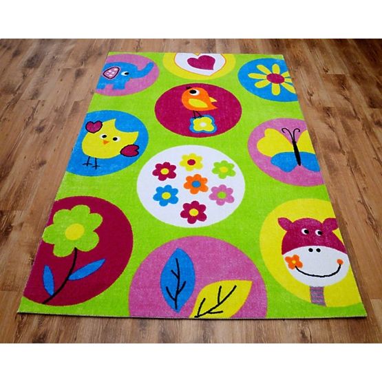 Happy Circles Children's Rug