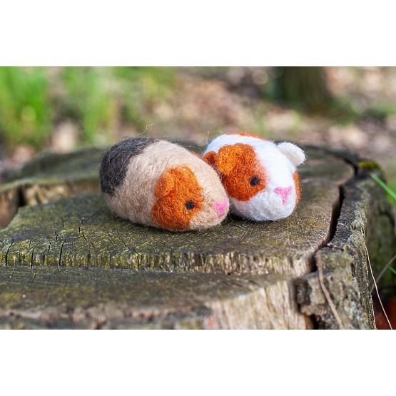 Kit for felting - Guinea pigs