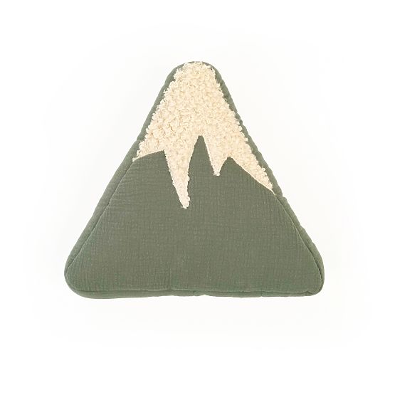 Muslin Pillow Ourbaby 28x30 cm Mountains - Green