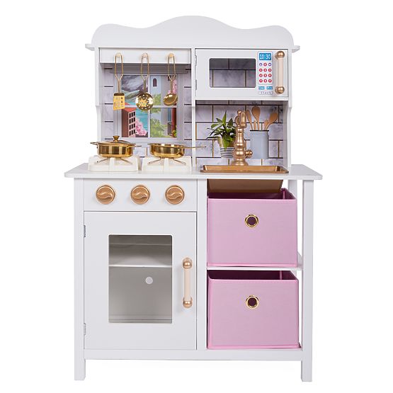 Pinkie - Wooden Kitchen