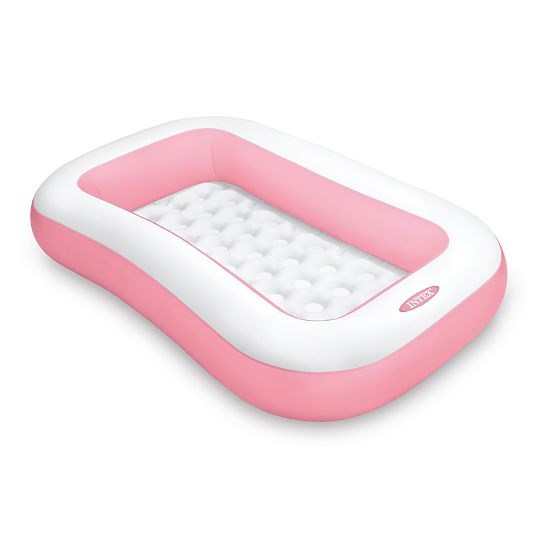 Rectangular children's pool - 166 x 100 cm / pink