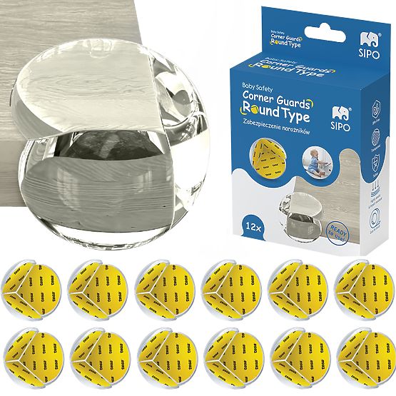 SIPO Set of round corner protectors - 12 pcs