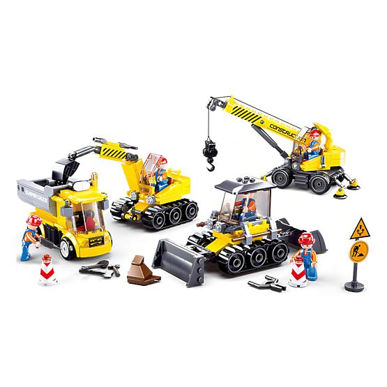 Sluban Town Builders Construction Set M38-B0810 - Construction Site