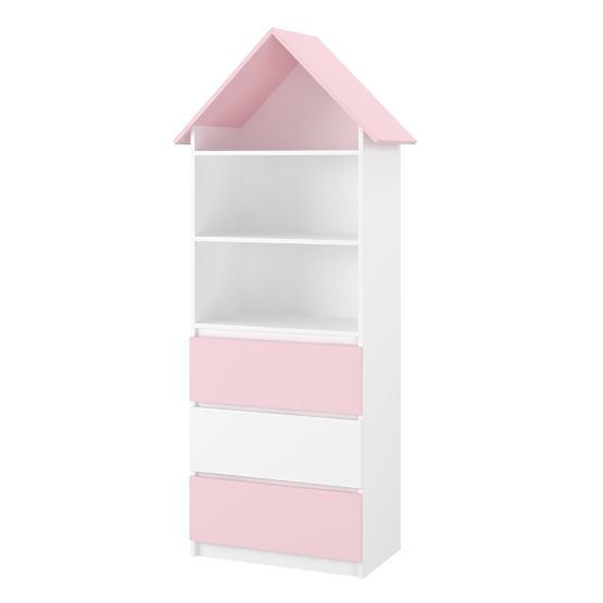 House-Shaped Bookshelf Sofie - Pink