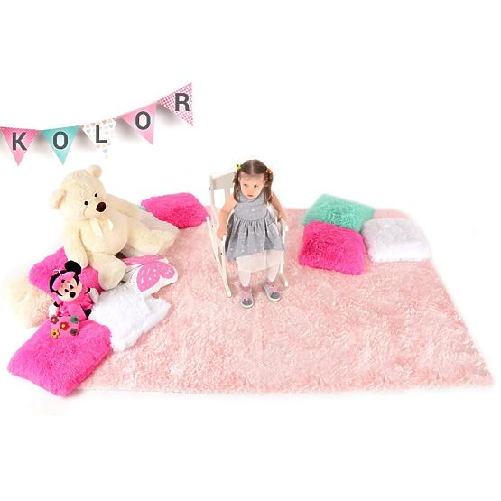 SWEET PINK Children's Plush Rug