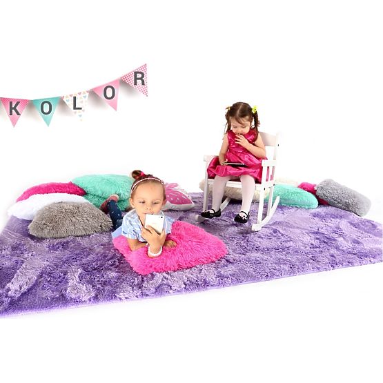 VIOLET Children's Plush Rug