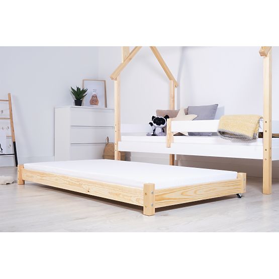 Pull-Out Trundle Bed Vario with Foam Mattress - Natural