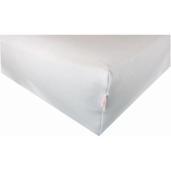 Waterproof cotton sheet - white 120 x 60 cm