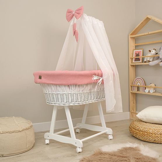 Wicker bed with equipment for a baby - Rabbit