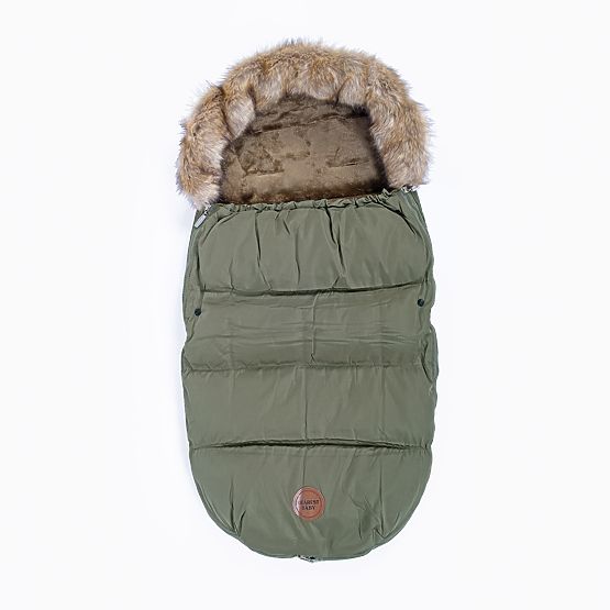 Winter stroller bag Mouse - khaki