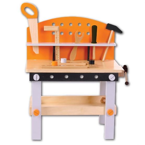 Wooden workbench for children