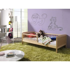 Junior Children's Bed - 160x70 cm - Natural