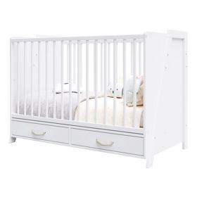 2-in-1 Crib and Desk CONE 120x60 - WHITE, Pietrus