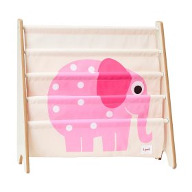 3 SPROUTS Book Rack - Pink Elephant