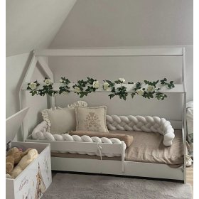 House Bed Sofie 160x80 cm - White