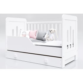 Zuza Children's Bed 140x70 cm with Daybed Side