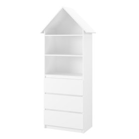 House-Shaped Bookshelf Sofie - White