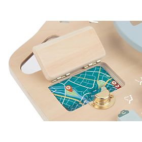 Activity Board Sensory Panel - Car with Steering Wheel, 2Kids Toys