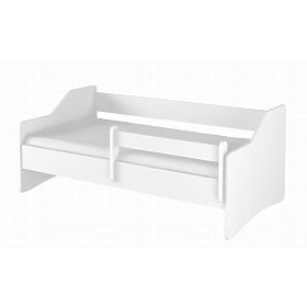 Children's Bed with Backrest LULU - White, BabyBoo