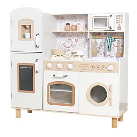 Bianca - Kitchen with Functional Faucet, Washing Machine, and Oven