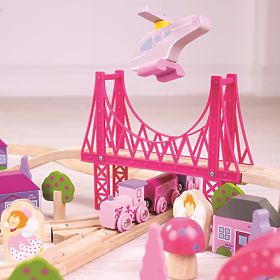 Bigjigs Rail Big wooden princess train track, Bigjigs Rail